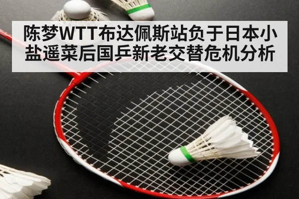 陈梦WTT布达佩斯站负于日本小盐遥菜后国乒新老交替危机分析